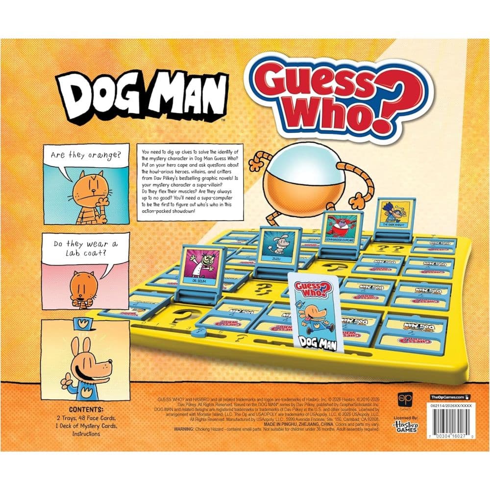 Guess Who Dog Man Edition Game First Alternate Image