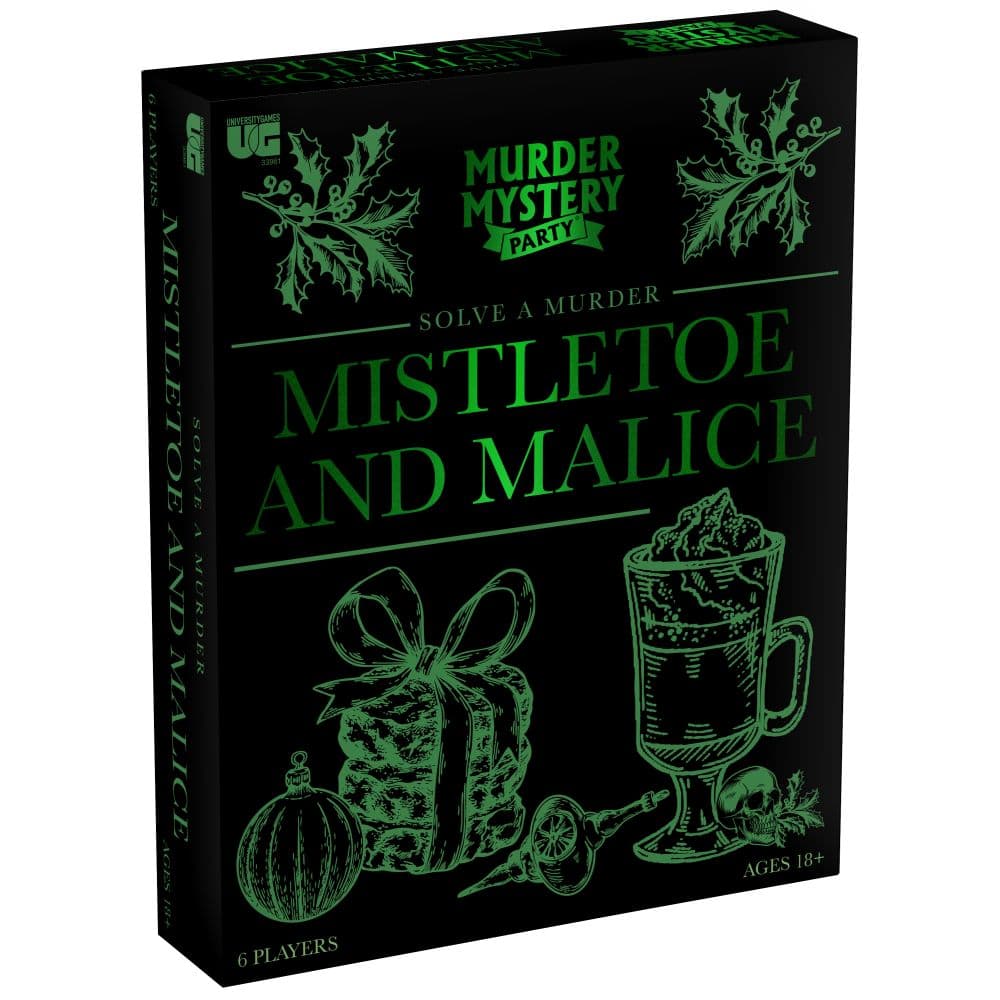 image Murder Mystery Party Mistletoe and Malice Game Main Product Image