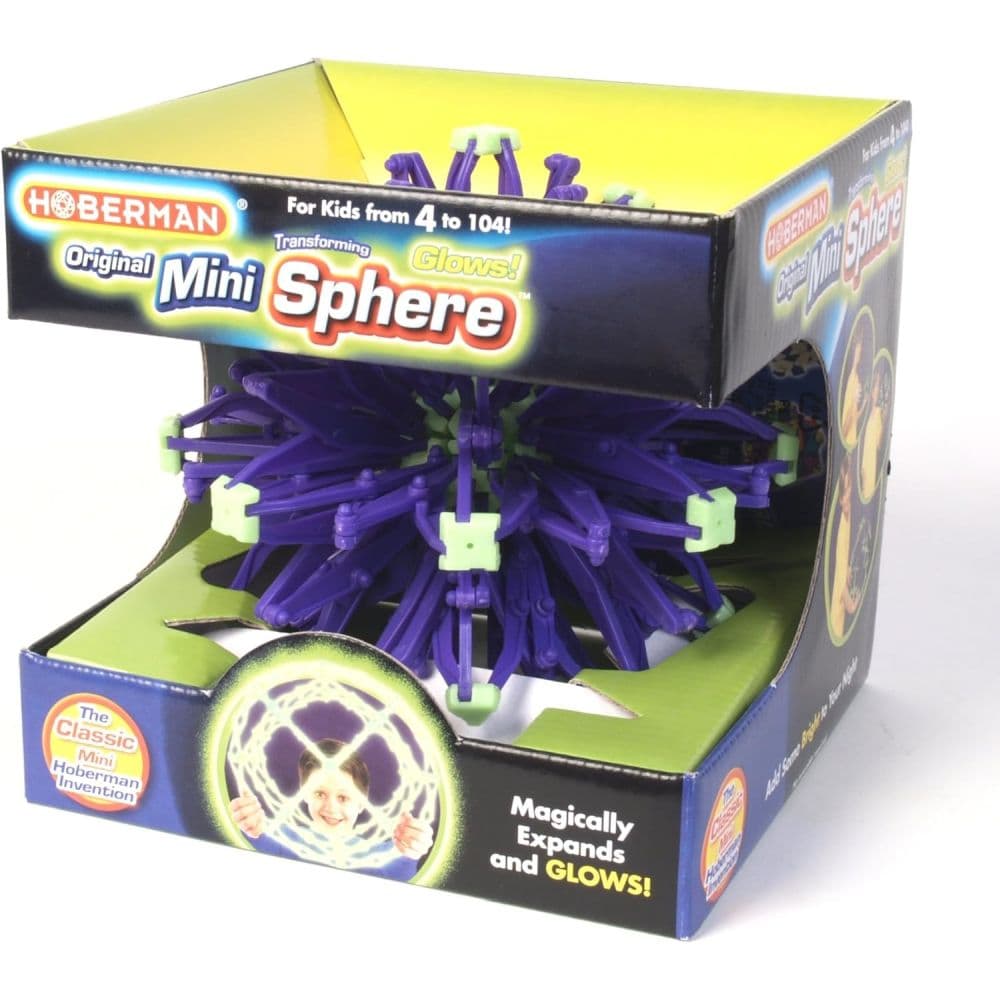 image Hoberman Mini Sphere Expanding Universe Glow Main Product Image
