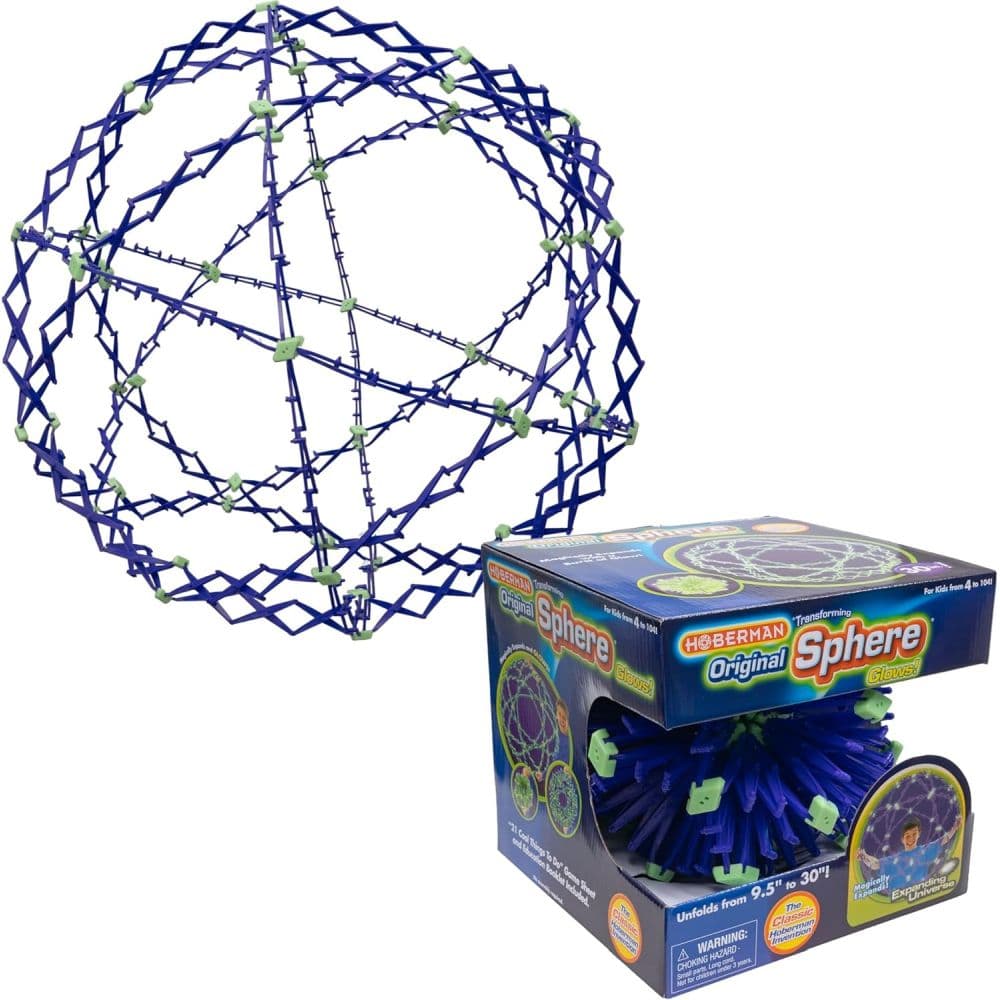 Hoberman Original Sphere Glow Expanding Toy Main Product Image