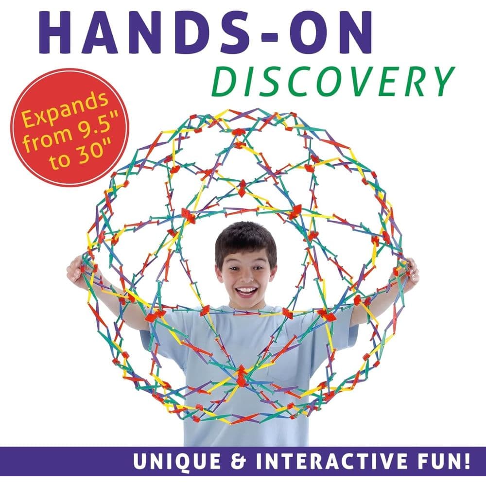 Hoberman Original Sphere Glow Expanding Toy Third Alternate Image
