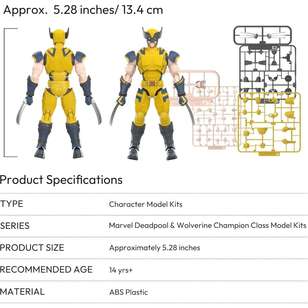 Marvel Studios Champion Class Wolverine Model Kit Tenth Alternate Image