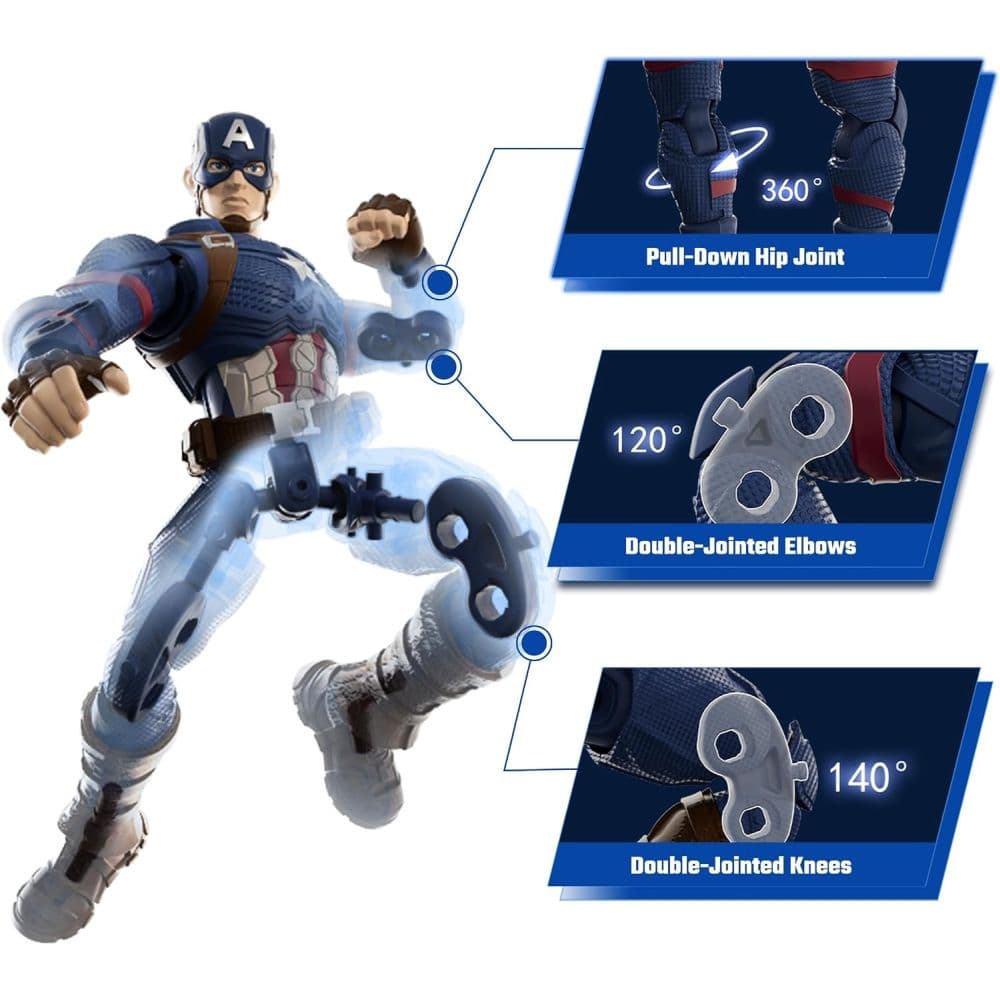 Marvel Infinity Saga Champion Class Captain America Model Kit Third Alternate Image
