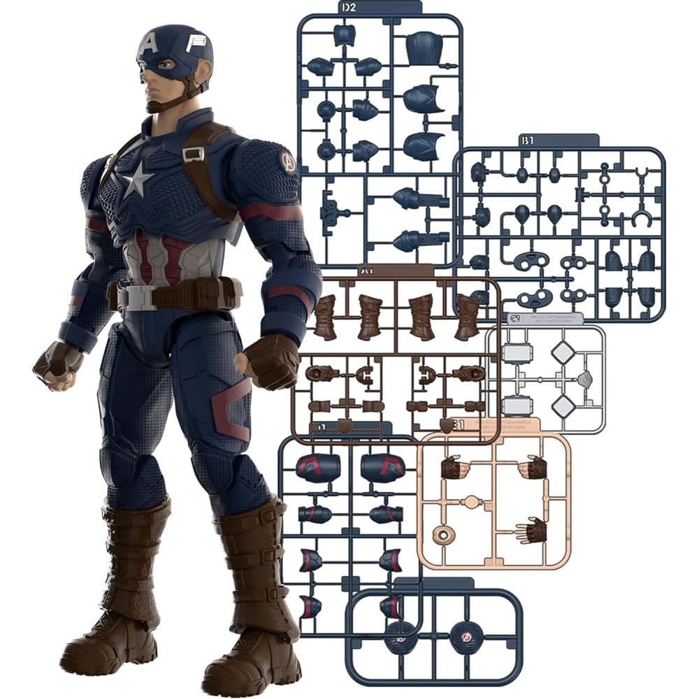 Marvel Infinity Saga Champion Class Captain America Model Kit Eighth Alternate Image