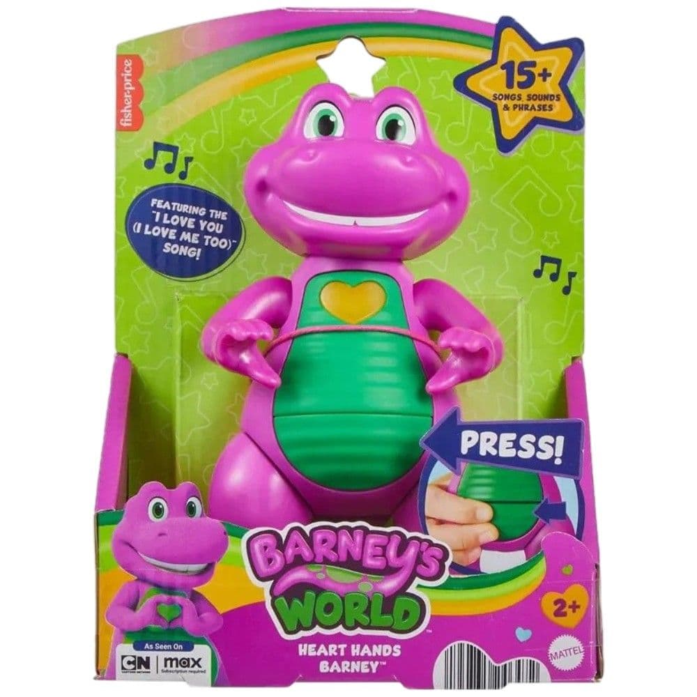 Fisher-Price Barney's World Heart Hands Barney Figure Main Product Image