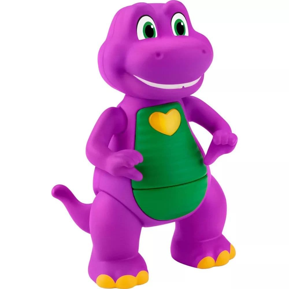 Fisher-Price Barney's World Heart Hands Barney Figure Third Alternate Image