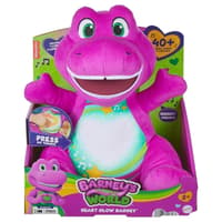 image Fisher-Price Barney's World Heart Glow Barney Plush Main Product Image