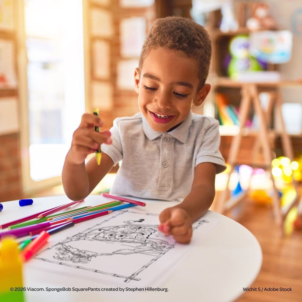 SpongeBob SquarePants Coloring &amp; Activity Book with Crayons Second Alternate Image