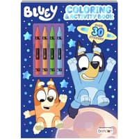 image Bluey Coloring &amp; Activity Book with Crayons Main Product Image