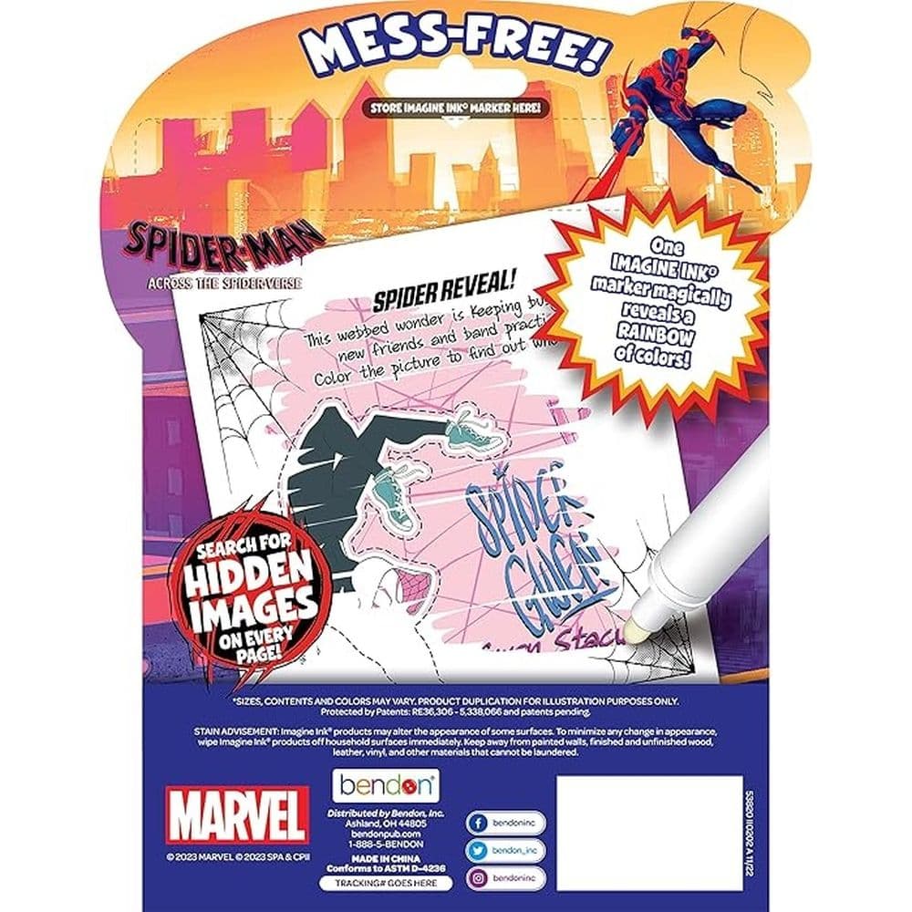 Marvel Spider-Man Across the Spider-Verse 20-Page Imagine Ink Book Fourth Alternate Image