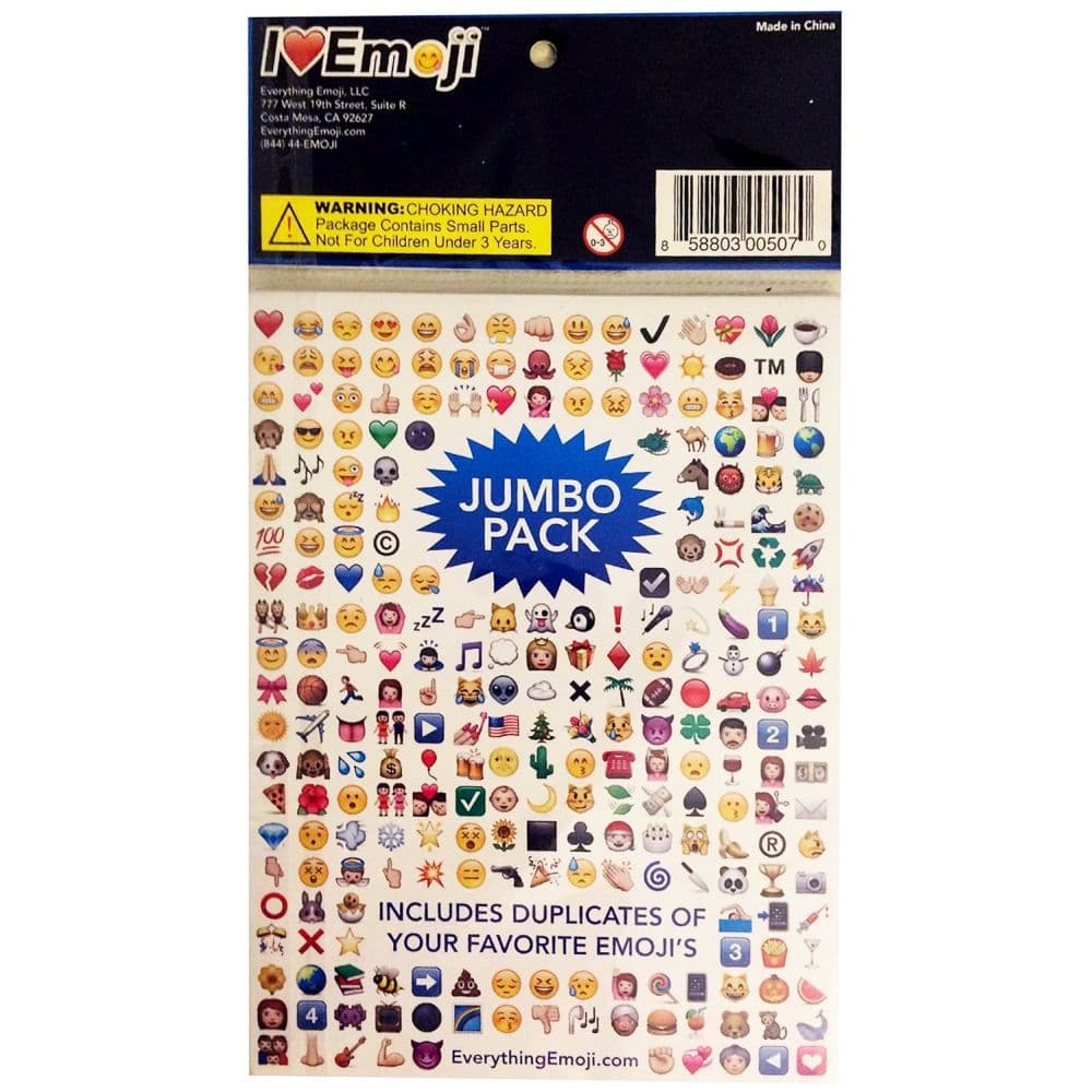 Emoji Jumbo Sticker Pack 960 Count Fifth Alternate Image