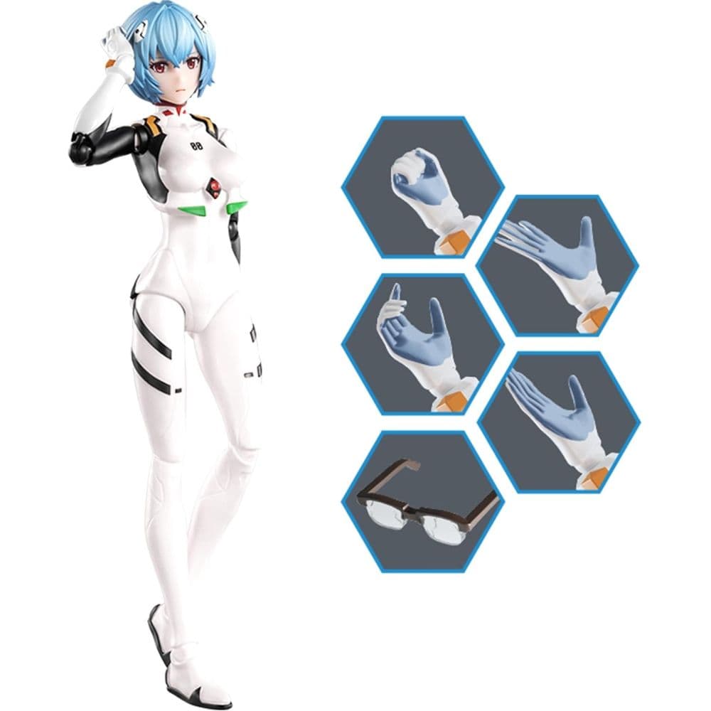 Evangelion Rei Ayanami Plug Suit Model Kit Third Alternate Image