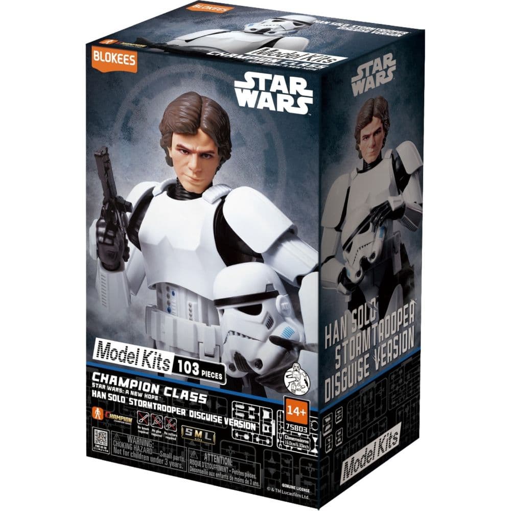 image Star Wars New Hope Han Stormtrooper Model Kit Main Product Image