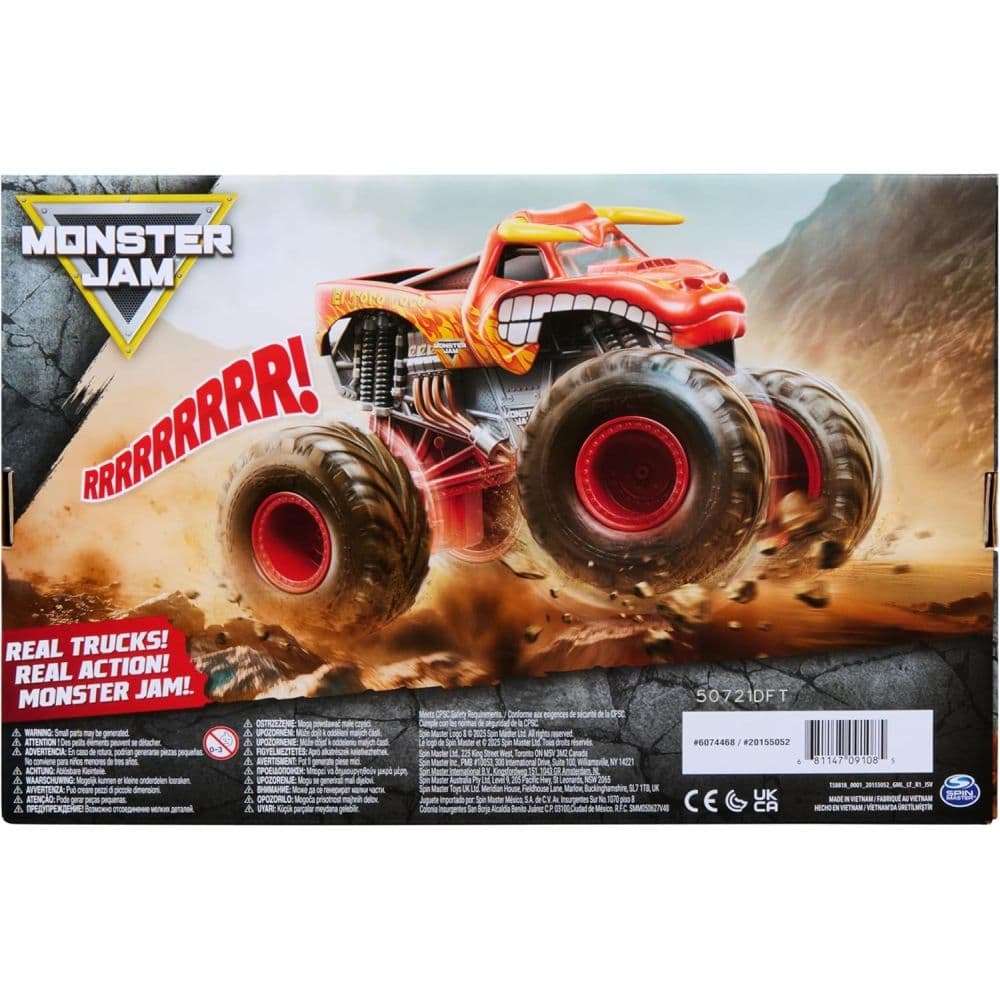 Monster Jam El Toro Loco Rev N Roar 1:15 Scale Truck Seventh Alternate Image