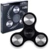 image bopster TriSpinner Metallic Black &amp; Silver Fidget Spinner Main Product Image
