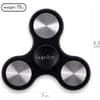 image bopster TriSpinner Metallic Black &amp; Silver Fidget Spinner Fourth Alternate Image