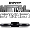 image bopster TriSpinner Metallic Black &amp; Silver Fidget Spinner Sixth Alternate Image