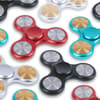 image bopster TriSpinner Metallic Black &amp; Silver Fidget Spinner Seventh Alternate Image