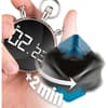 image bopster Cube Spinner Metallic Black &amp; Blue Fidget Spinner Fifth Alternate Image