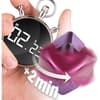 image bopster Cube Spinner Metallic Pink &amp; Purple Fidget Spinner Fifth Alternate Image