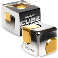 image bopster Cube Spinner Metallic Gold &amp; Silver Fidget Spinner Main Product Image