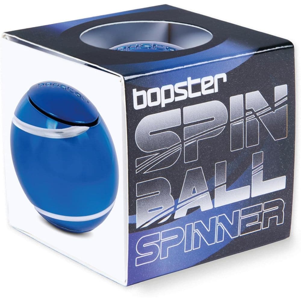 bopster Spinball Metallic Blue Fidget Hand Spinner Fifth Alternate Image