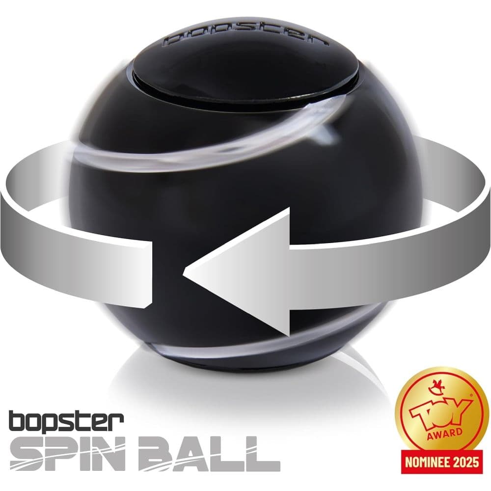 bopster Spinball Metallic Black Fidget Hand Spinner Fifth Alternate Image