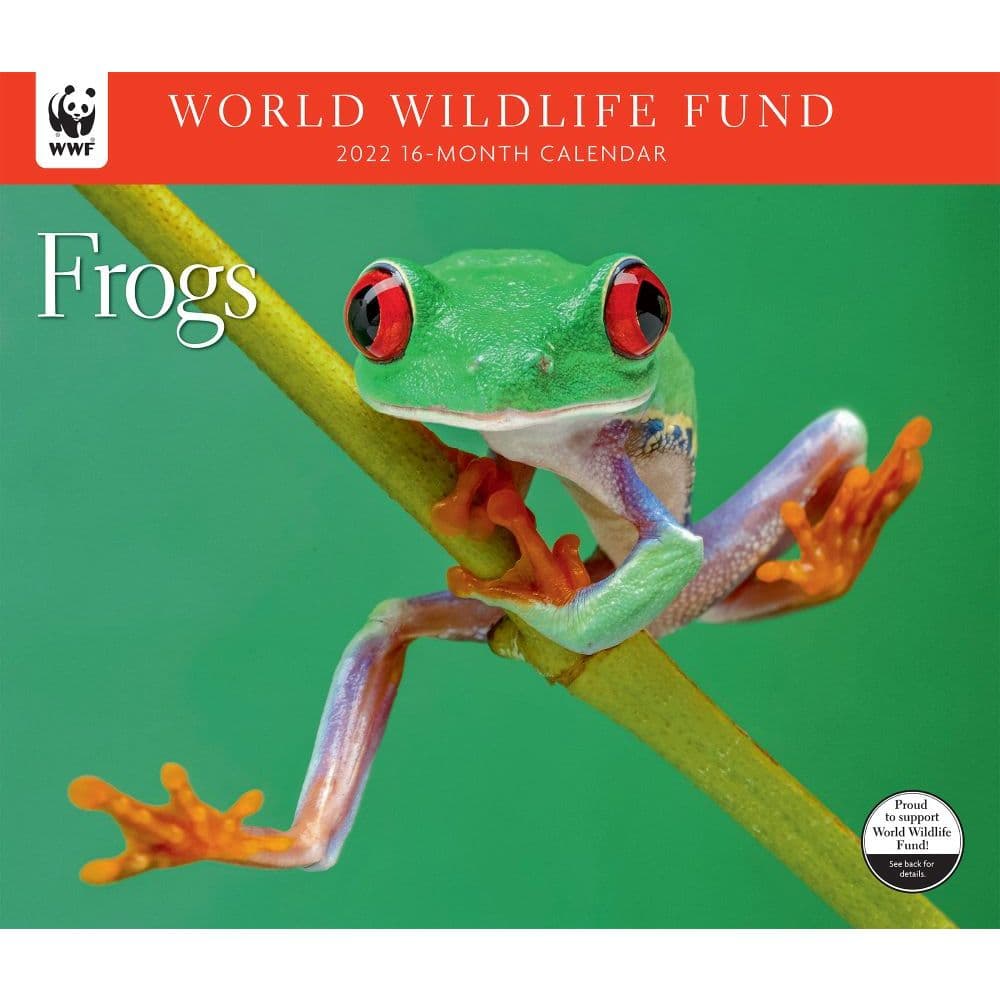 Frogs WWF 2022 Wall Calendar