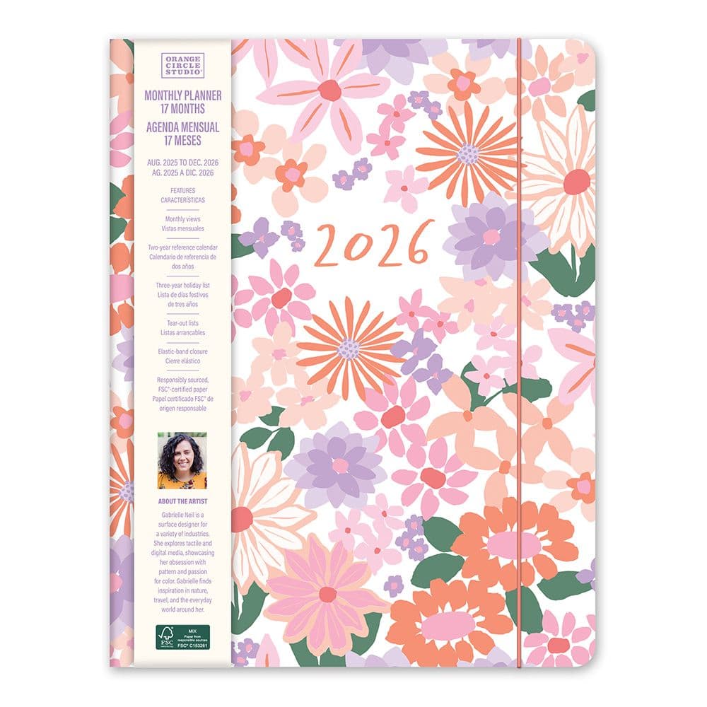 Secret Garden Monthly 2026 Planner Main Product Image