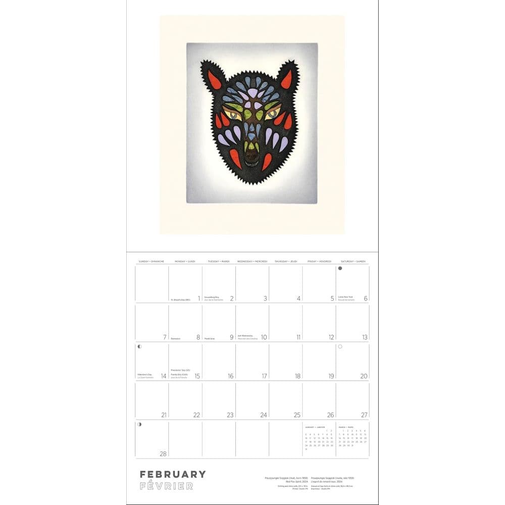 Inuit Art 2027 Wall Calendar Third Alternate Image