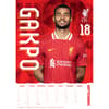 image Liverpool FC Poster 2025 Wall Calendar Second Alternate Image