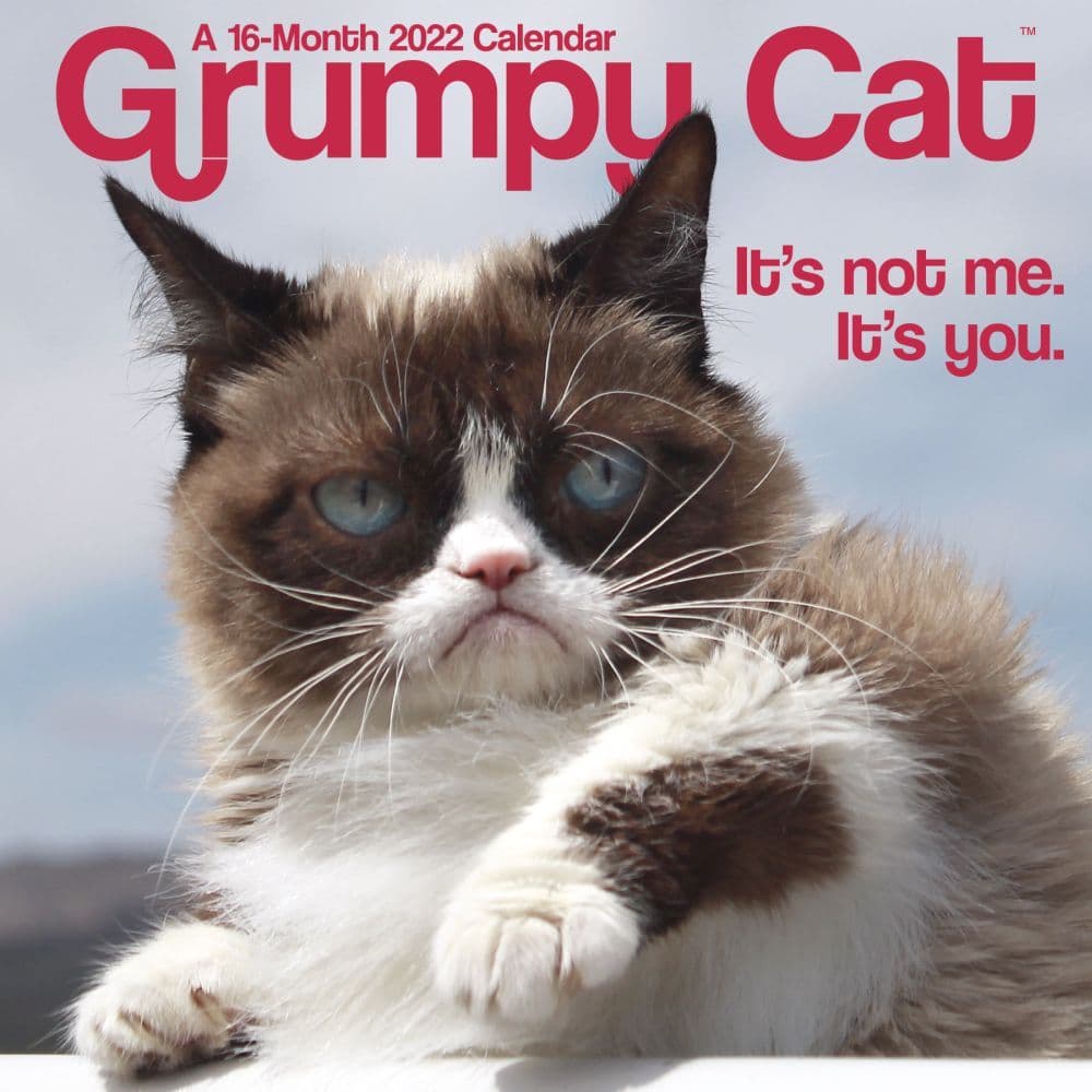Grumpy Cat 2022 Mini Wall Calendar