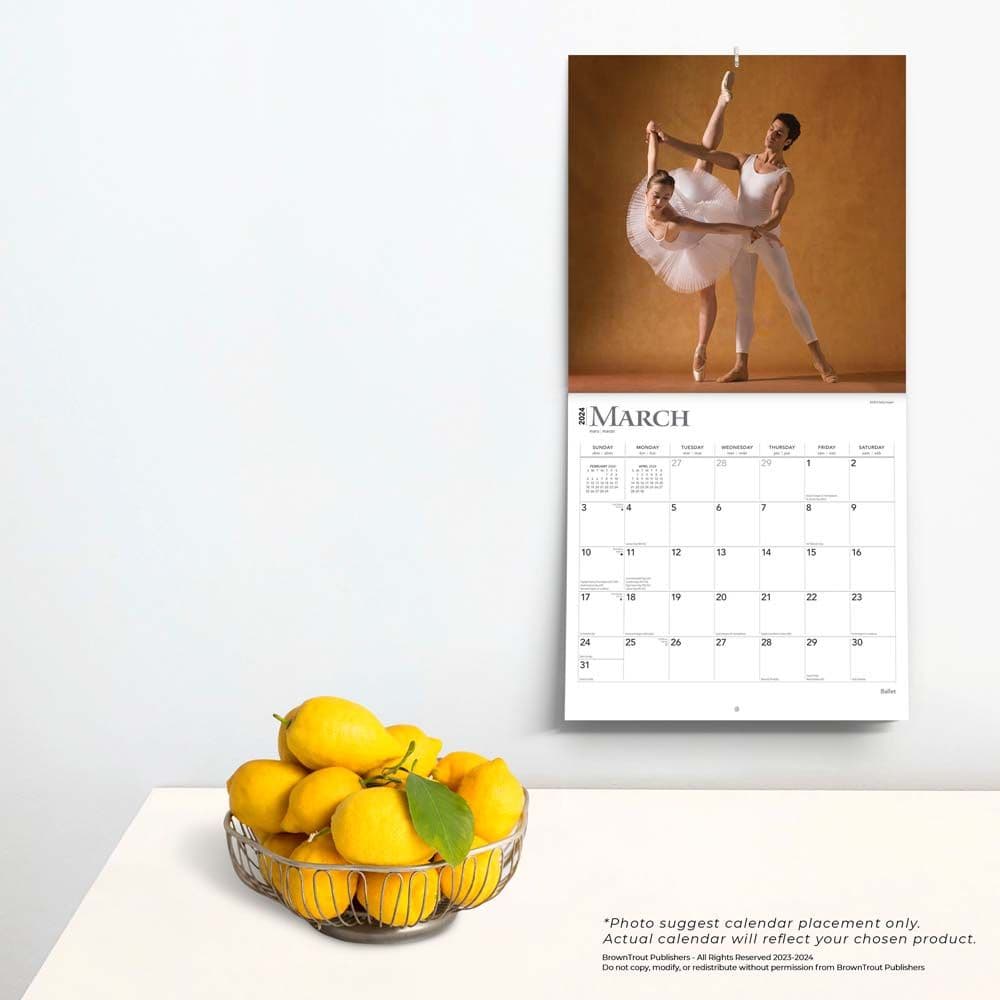 Ballet 2025 Wall Calendar