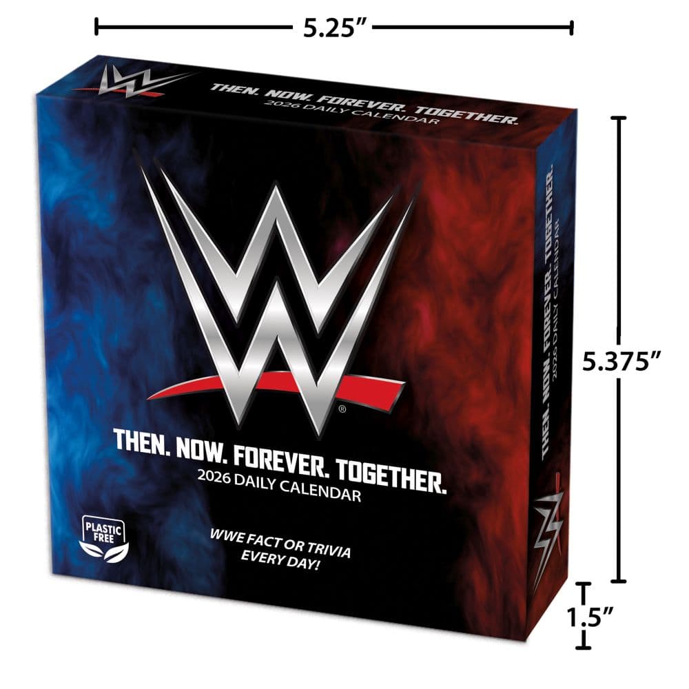 WWE 2026 Desk Calendar First Alternate Image