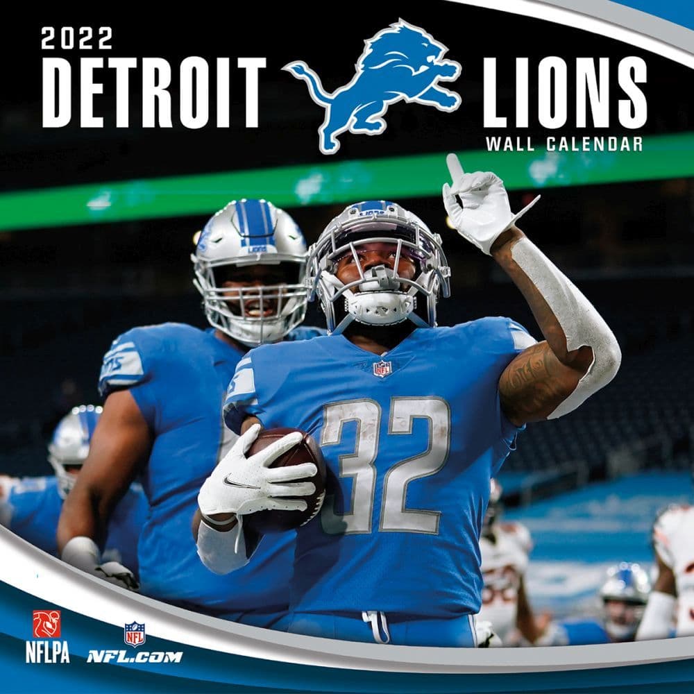 NFL Detroit Lions 2022 Mini Wall Calendar