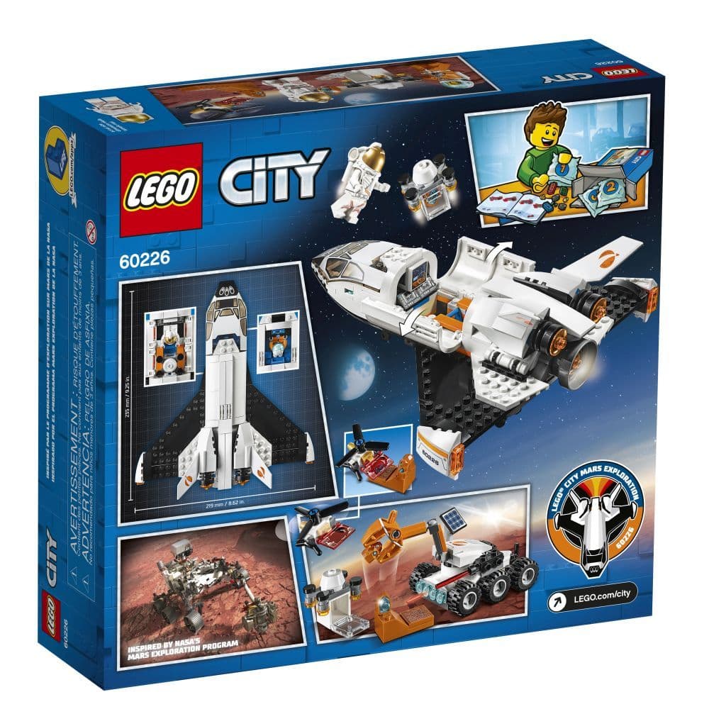 LEGO 8 City Mars Research Shuttle Alternate Image 1