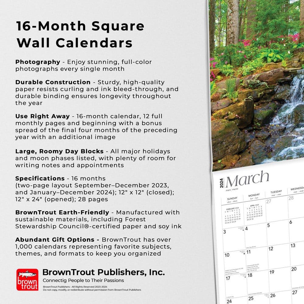America 2024 Wall Calendar Alternate Image 4