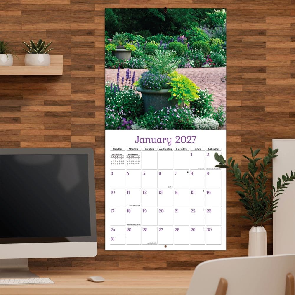 Gardens 2027 Wall Calendar Fifth Alternate Image