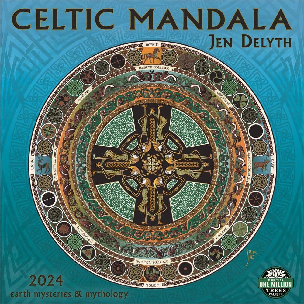 Celtic Mandala 2025 Wall Calendar