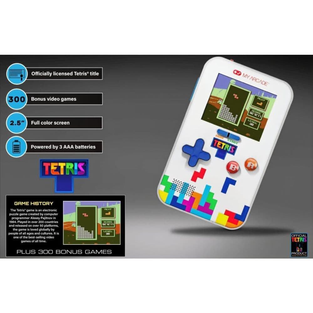 My Arcade Tetris Handheld Electronic Game Seventh Alternate Image