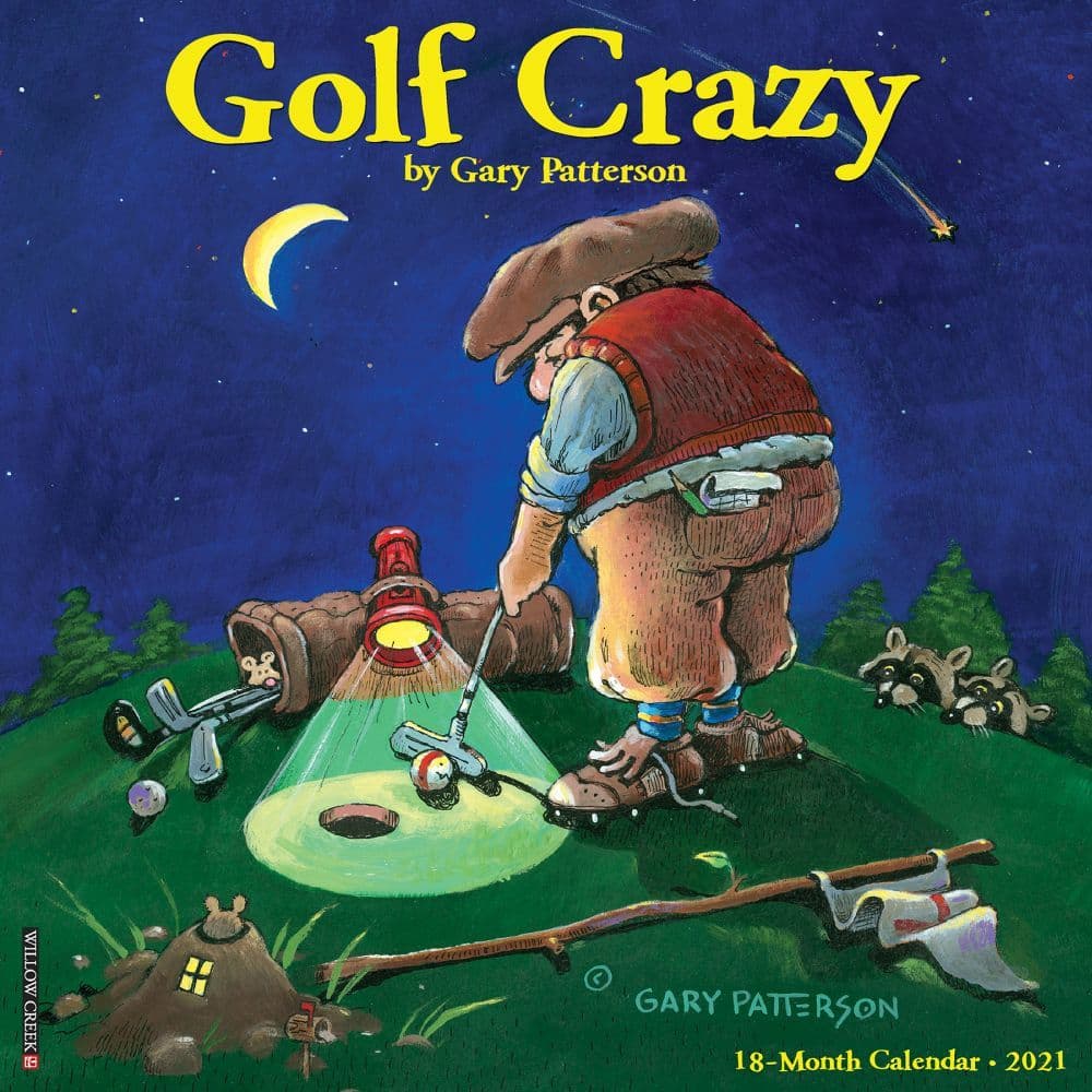 Gary Patterson Golf Wall Calendar