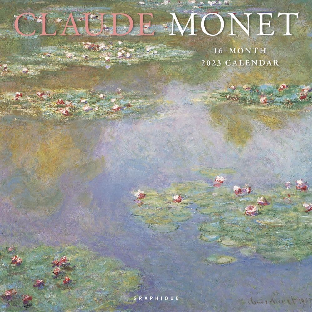 Claude Monet 2023 Wall Calendar
