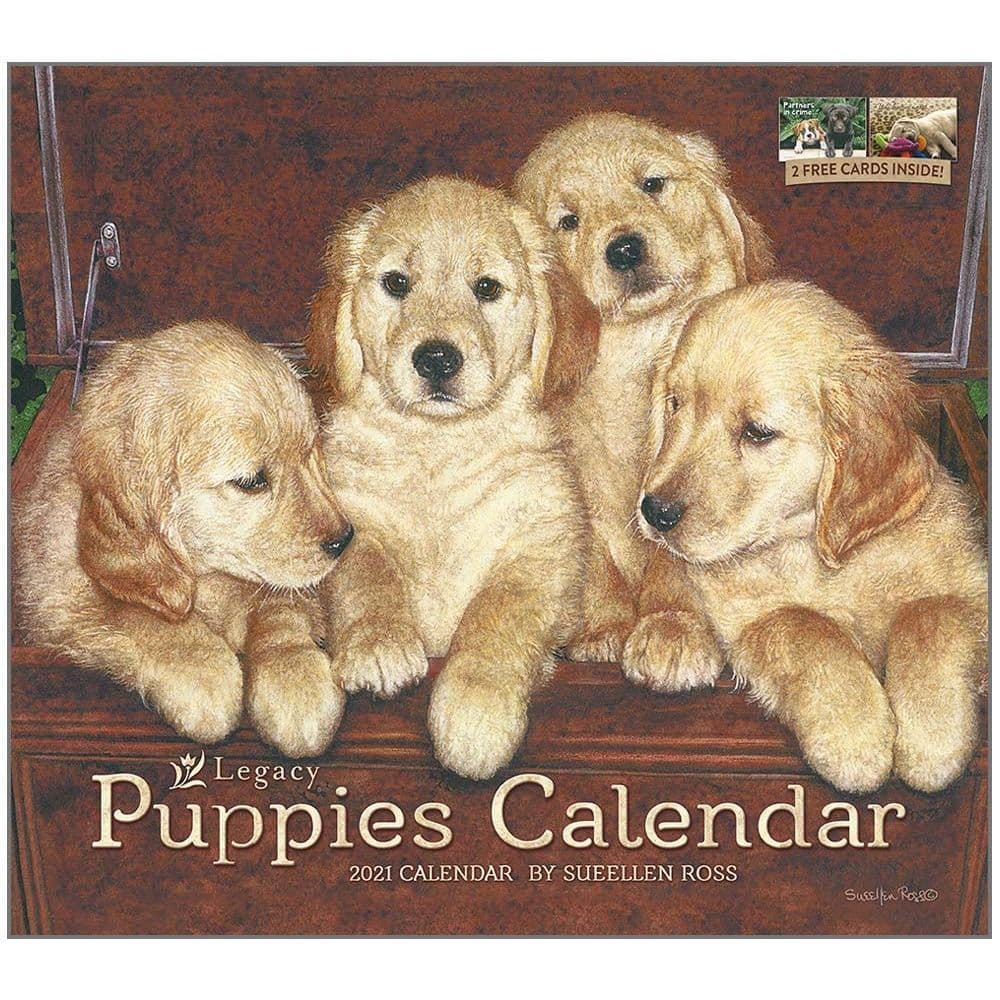 Puppies Wall Calendar