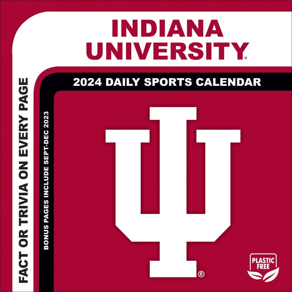 Indiana Hoosiers 2024 Desk Calendar