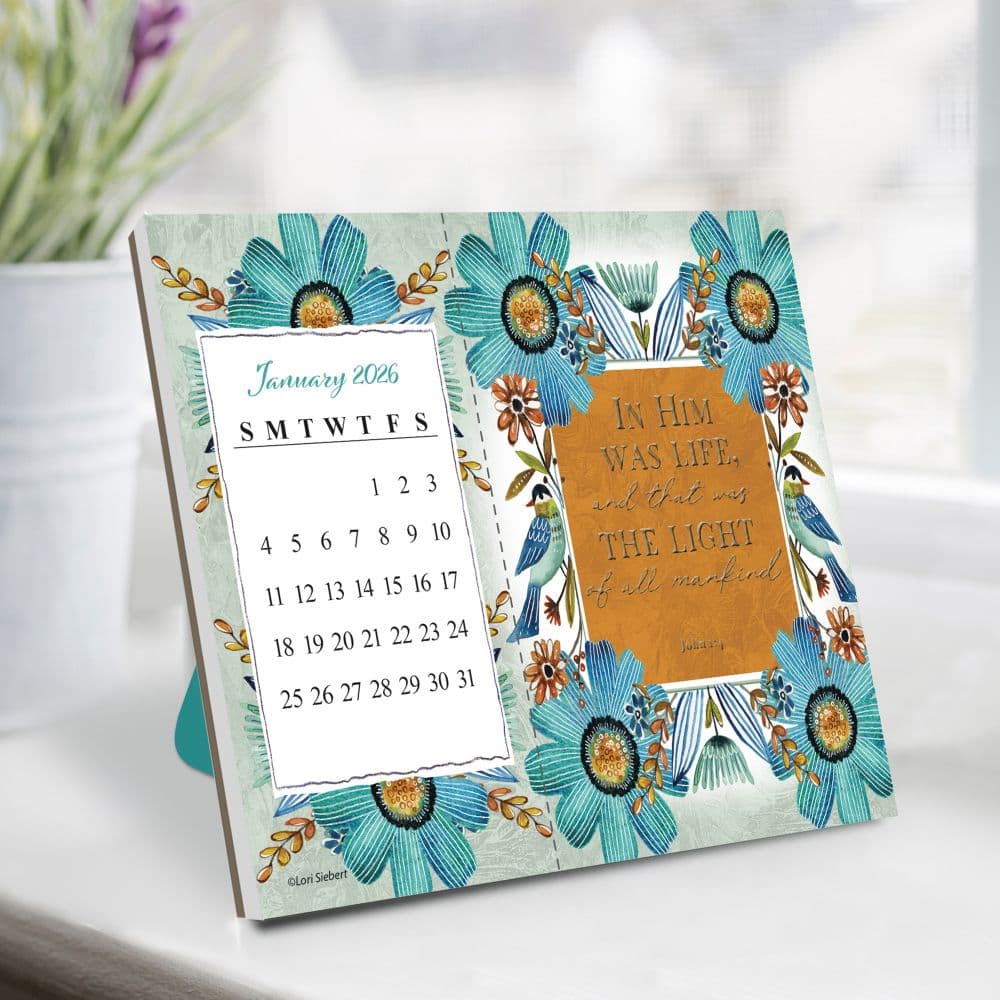 Forever Faithful Postcard 2026 Desk Calendar by Lori Siebert Fourth Alternate Image