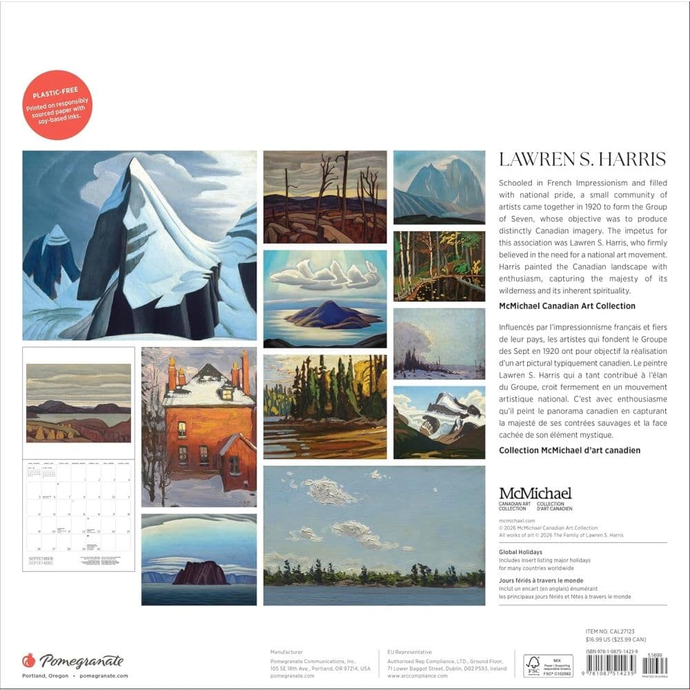Lawren Harris 2027 Wall Calendar First Alternate Image