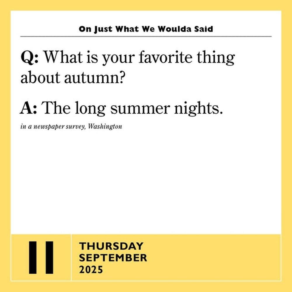 Stupidest Things Ever Said 2025 Page-a-Day Desk Calendar Sixth Alternate Image