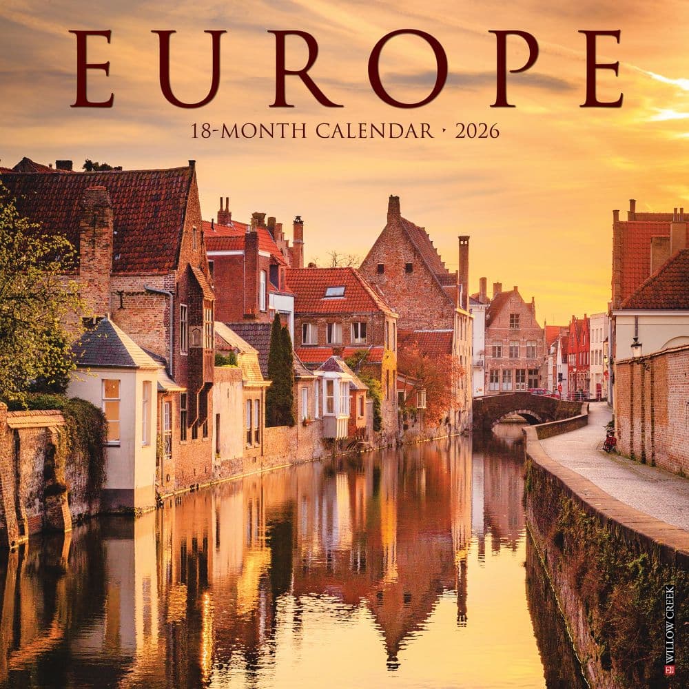 Europe 2026 Wall Calendar Main Image