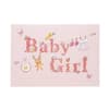 image Clothesline Girl New Baby Card front
