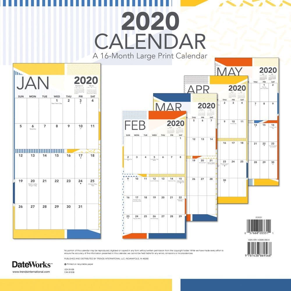 large print wall calendar calendarscom